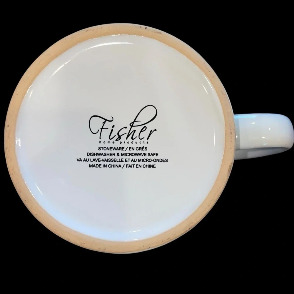 Fisher Products Mug – 16oz Stoneware-A Smile is the Prettiest Thing You Can Wear